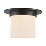 Alora - FM360085UBOP - One Light Flush Mount - Mineral - Urban Bronze/Matte Opal Glass