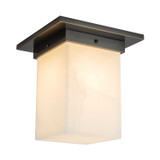 Alora - FM356808UBAR - One Light Flush Mount - Mineral - Urban Bronze/Alabaster