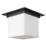Alora - FM356118UBOP - One Light Flush Mount - Mineral - Urban Bronze/Matte Opal Glass