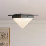 Alora - FM345084UBAR - One Light Flush Mount - Mineral - Urban Bronze/Alabaster