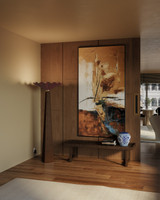 Alora - FL354064BGD - One Light Floor Lamp - Furrow - Burgundy