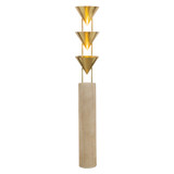 Alora - FL341367PTB - Three Light Floor Lamp - Versus - Patina Brass