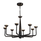 Alora - CH313830UB - LED Chandelier - Spade - Urban Bronze