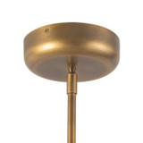 Alora - CH310336VBSM - LED Chandelier - Sutton - Vintage Brass/Smoked Glass