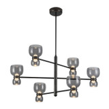 Alora - CH310336UBSM - LED Chandelier - Sutton - Urban Bronze/Smoked Glass