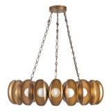 Alora - CH305737VB - LED Chandelier - Cortez - Vintage Brass