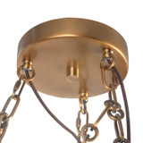 Alora - CH305737VB - LED Chandelier - Cortez - Vintage Brass