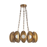 Alora - CH305725VB - LED Chandelier - Cortez - Vintage Brass