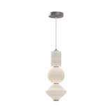Alora - PD530341BNOP-UNV - LED Pendant - Bijou - Brushed Nickel/Opal Matte Glass