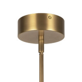 Alora - MP316403VBMS-UNV - LED Pendant - Astrid - Metal Shade/Vintage Brass