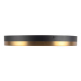 Alora - FM554215AGMB-5CCT - LED Flush Mount - Adelaide - Aged Gold/Matte Black