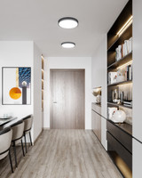 Alora - FM554015MB-5CCT - LED Flush Mount - Adelaide - Matte Black