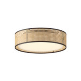 Alora - FM479016RB-5CCT - LED Flush Mount - Lyla - Rattan