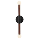 Alora - WV612223MBOP-UNV - LED Wall/Vanity - Arden - Matte Black/Opal Glass