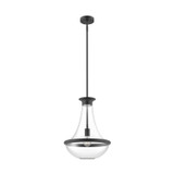 Alora - PD464014MB - One Light Pendant - Marcel - Matte Black