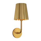 Alora - WV528007AG - One Light Vanity - Plisse - Aged Gold