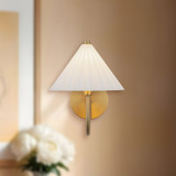 Alora - WV451808AGOP - One Light Vanity - Serena - Aged Gold/Opal Glass