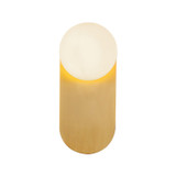 Alora - WV425112BGOP - One Light Vanity - Ariel - Brushed Gold/Opal Glass
