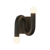 Alora - WV420206MB - Two Light Wall Vanity - Sadie - Matte Black