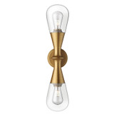 Alora - WV361002VB - Bathroom Fixtures - Marcel - Vintage Brass