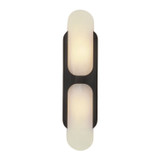 Alora - WV357217UBAR - Two Light Wall Vanity - Odin - Urban Bronze/Alabaster