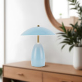 Alora - TL437409CER - LED Table Lamp - Poppy - Cerulean