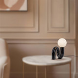 Alora - TL420107GBK - One Light Table Lamp - Sadie - Gloss Black