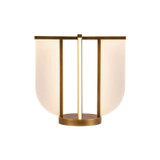 Alora - TL336815VB - LED Table Lamp - Anders - Vintage Brass