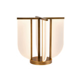Alora - TL336815VB - LED Table Lamp - Anders - Vintage Brass