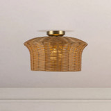 Alora - SF641016BG - One Light Semi-Flush Mount - Kai - Brushed Gold
