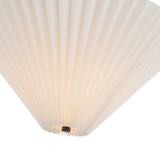 Alora - SF497016MBFW - One Light Semi-Flush Mount - Bridgette - Matte Black/Folded White