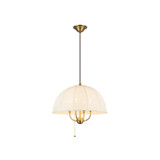 Alora - PD661418BG - Four Light Pendant - Crosby - Brushed Gold