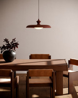 Alora - PD557015BGD - One Light Pendant - Minori - Burgundy