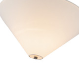 Alora - PD497016MBWL - One Light Pendant - Bridgette - Matte Black/White Linen