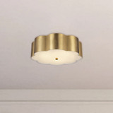 Alora - FM603314BG - Three Light Flush Mount - Blossom - Brushed Gold