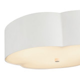 Alora - FM566314AW - Three Light Flush Mount - Adella - Antique White