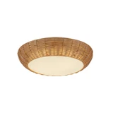 Alora - FM511014RA - Two Light Flush Mount - Merida - Rattan