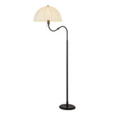 Alora - FL661068MB - One Light Floor Lamp - Crosby - Matte Black