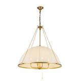 Alora - CH661433BG - Four Light Chandelier - Crosby - Brushed Gold