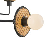 Alora - CH432438MB - Four Light Chandelier - Piper - Matte Black
