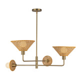 Alora - CH432438BG - Four Light Chandelier - Piper - Brushed Gold
