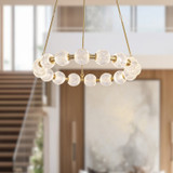 Alora - CH321032NB-UNV-010 - LED Chandelier - Marni - Natural Brass