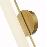 Alora - WV324230VBGO-UNV - LED Wall/Vanity - Madison - Vintage Brass/Glossy Opal