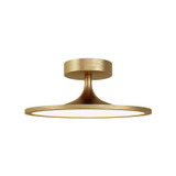 Alora - SF418012BG-UNV - LED Semi Flush Mount - Issa - Brushed Gold
