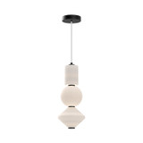 Alora - PD530341MBOP-UNV - LED Pendant - Bijou - Matte Black/Opal Matte Glass