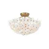 Crystorama - KLN-5200-LG - Three Light Semi Flush Mount - Killian - Luxe Gold