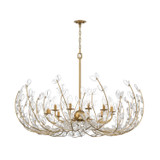 Crystorama - BGT-339-SG-CL - 12 Light Chandelier - Bridget - Soft Gold