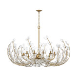 Crystorama - BGT-339-SG-CL - 12 Light Chandelier - Bridget - Soft Gold