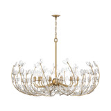 Crystorama - BGT-339-SG-CL - 12 Light Chandelier - Bridget - Soft Gold