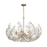 Crystorama - BGT-338-SG-CL - Six Light Chandelier - Bridget - Soft Gold